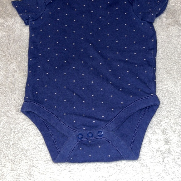 (3 for $10) F&F navy star bodysuit - Picture 2 of 6